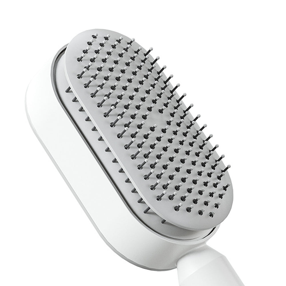 Self-Cleaning Anti-Static Hair Brush with One-Key Cleaning and Airbag Massage for Women