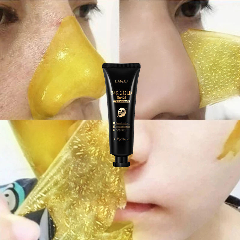 Hydrating Gold Foil Snail Mask - Monaali