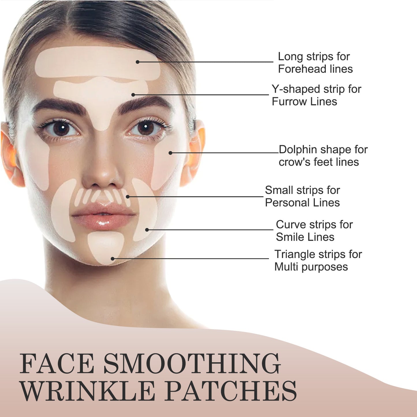 Face Lifting Stickers Sagging Anti-wrinkle - Monaali